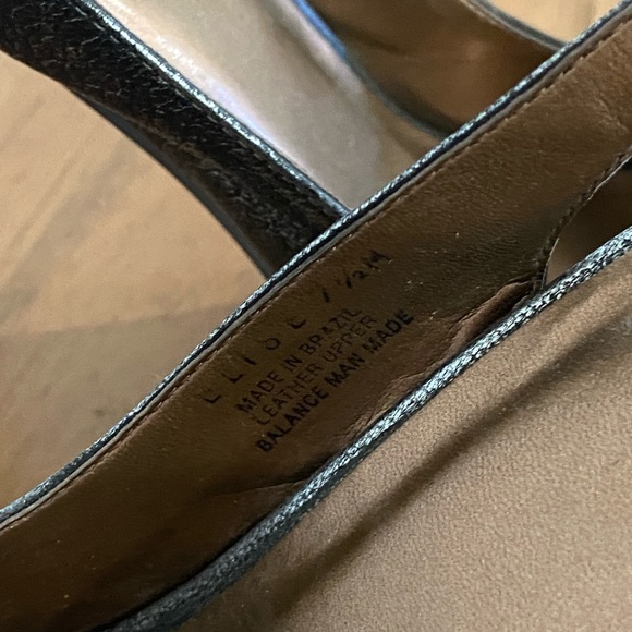 Gunmetal Slingback Platform heels - Picture 6 of 9